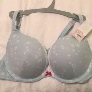 Brand new light blue Cacique bra
